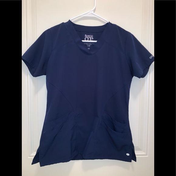 Barco Uniforms Tops - BARCO One Scrub Top Navy Blue Size XS